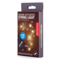 KIKKERLAND Sound Activated String Light -Kikkerland US231 PKG1