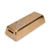 KIKKERLAND Ceramic Gold Bar Coin Bank -Kikkerland pb17