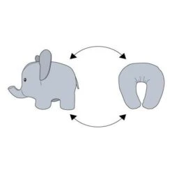 KIKKERLAND Zip And Flip Elephant Pillow 11 KIKKERLAND Zip And Flip Elephant Pillow -Kikkerland zip flip 520x400 e1722802 a857 4d0a 9601 e224d5d2f497